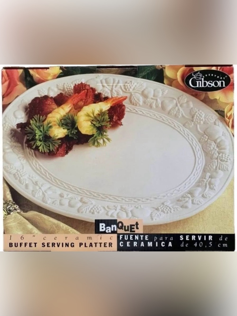 Thanksgiving Turkey
Banquet Serving Platter New